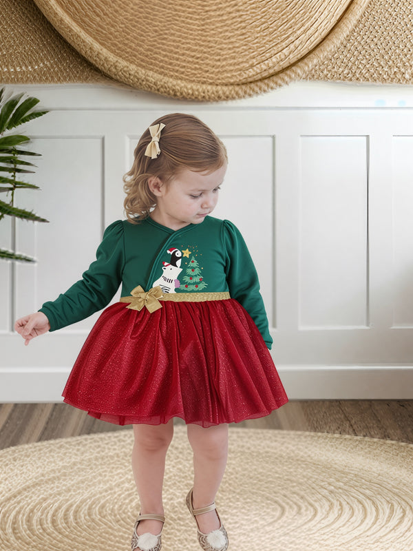 Cozy Christmas Dress Comfortable & Festive - 9months Cozy Christmas Dress Comfortable & Festive - 9months